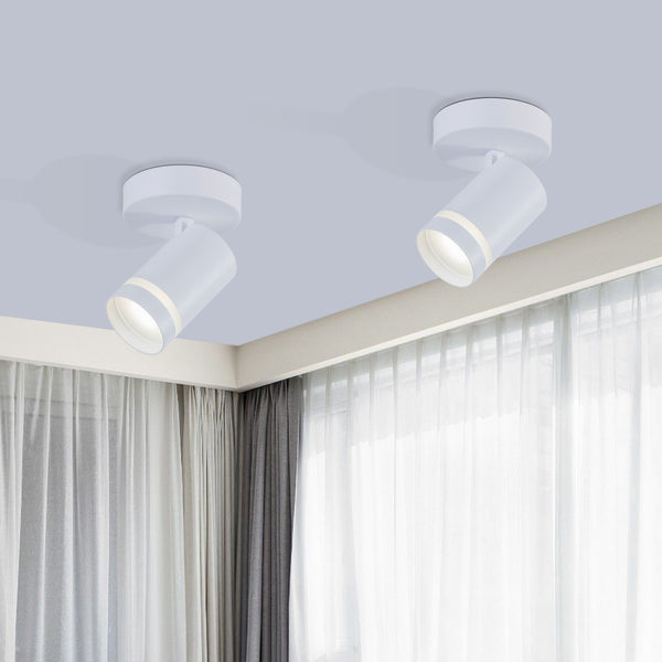 1 Light GU10 Modern Spotlight White